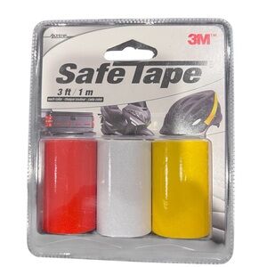 3M Safe Tape Set - Red, White, Yellow NWT
